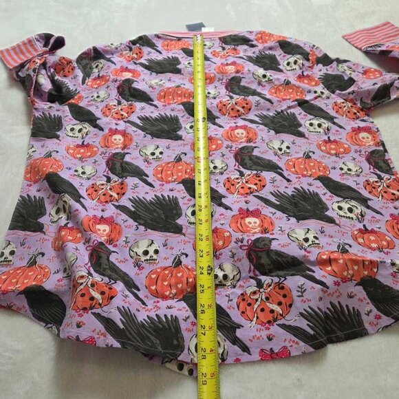 New L Printfresh x Anthropologie Sleepy Hollow long-sleeve Halloween pajama set - Picture 8 of 11